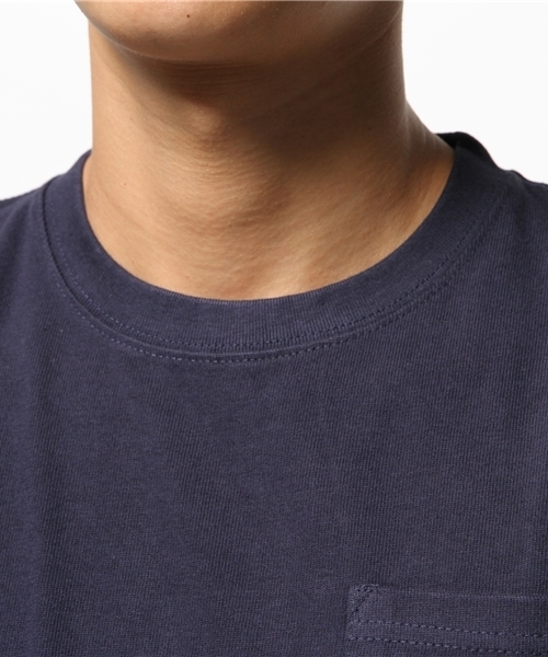 FRUIT OF THE LOOM（フルーツオブザルーム）の「【FRUIT OF THE LOOM×CIAOPANIC TYPY】フルーツコラボポケットTee（Tシャツ/カットソー・メンズ・グレー/ホワイト/ネイビー・LARGE/MEDIUM/SMALL）」の7枚目の写真