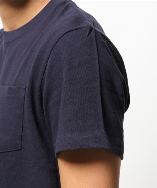 FRUIT OF THE LOOM（フルーツオブザルーム）の「【FRUIT OF THE LOOM×CIAOPANIC TYPY】フルーツコラボポケットTee（Tシャツ/カットソー・メンズ・グレー/ホワイト/ネイビー・LARGE/MEDIUM/SMALL）」の8枚目の写真