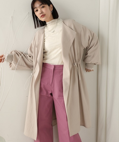 ブージュルード　コート 楽天市場】ラベルカラーハーフコート／ブージュルード（Bou Jeloud