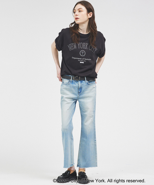 GOOD ROCK SPEED(グッドロックスピード)の「【GOOD ROCK SPEED/グッドロックスピード】NYC フォト・ロゴTEE / プリントTシャツ(Tシャツ/カットソー・レディース・ホワイト/ブラック・フリー)」の16枚目の写真
