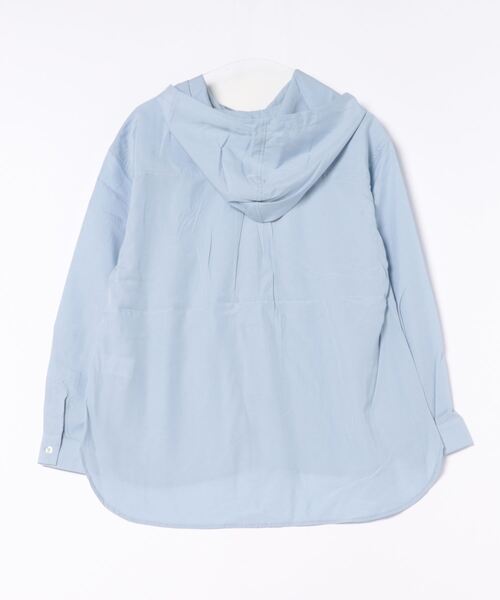 Arnold Palmer（アーノルドパーマー）の「ドロップショルダー フード シャツ（シャツ/ブラウス・レディース・アイボリー/ブラック/サックスブルー・S/M/L）」の4枚目の写真