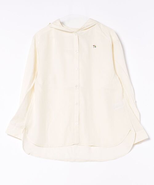 Arnold Palmer（アーノルドパーマー）の「ドロップショルダー フード シャツ（シャツ/ブラウス・レディース・アイボリー/ブラック/サックスブルー・S/M/L）」の22枚目の写真