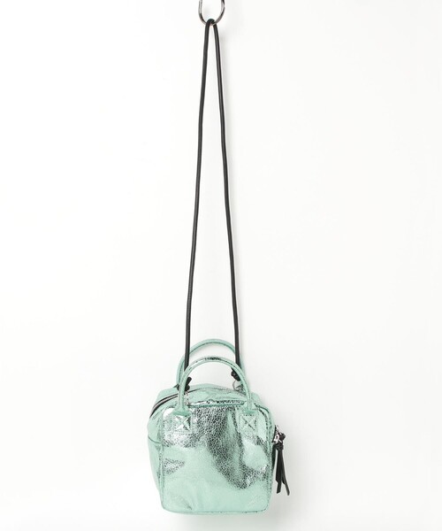 fredy emue(フレディエミュ)の「メタルキューブ2WAYバッグ(ショルダーバッグ・レディース・シルバー/ミント/ブロンズ・FREE)」の15枚目の写真