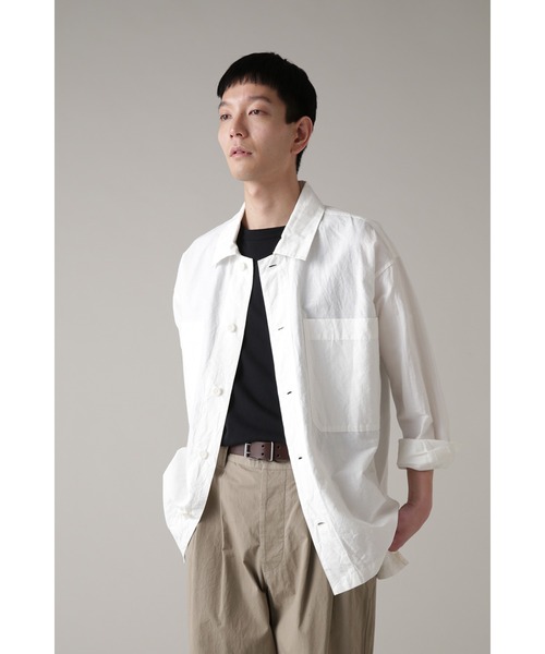 MHL LIGHTWEIGHT COTTON LINEN コットン、リネンシャツ