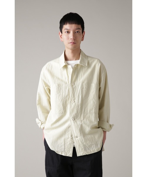 2024SS COTTON イエローシャツ美品　MHL 2024SS COTTON イエローシャツ美品 MHL - メルカリ