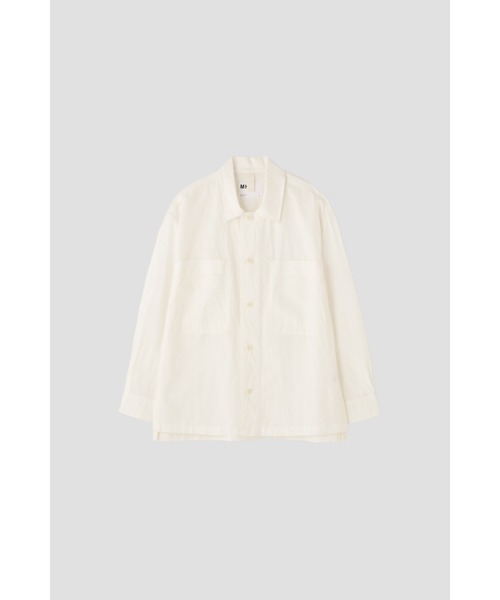 MHL. コットンリネン　シャツ　美品 美品 エムエイチエル MHL. コットン リネン 半袖シャツ カーキ