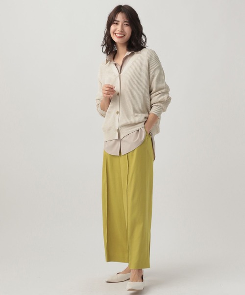 Elura（エルーラ）の「リネンブレンド冷感パンツ（その他パンツ・レディース・イエロー/カーキ/ライトベージュ/ブラウン系その他・SMALL/MEDIUM/LARGE）」の11枚目の写真