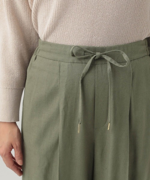 Elura（エルーラ）の「リネンブレンド冷感パンツ（その他パンツ・レディース・イエロー/カーキ/ライトベージュ/ブラウン系その他・SMALL/MEDIUM/LARGE）」の19枚目の写真