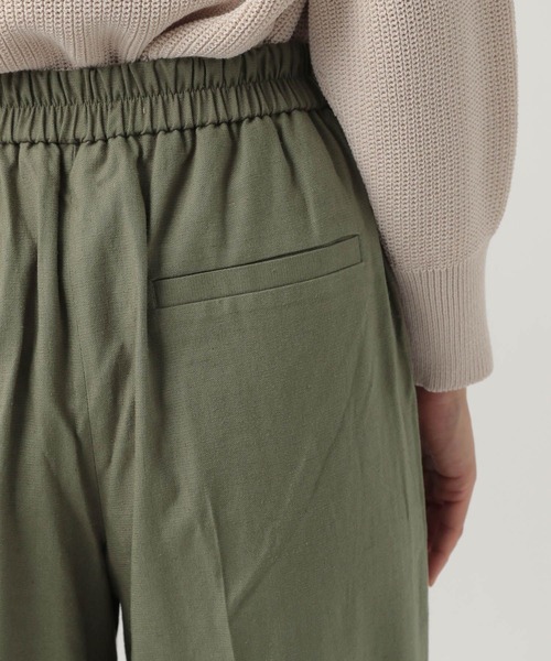 Elura（エルーラ）の「リネンブレンド冷感パンツ（その他パンツ・レディース・イエロー/カーキ/ライトベージュ/ブラウン系その他・SMALL/MEDIUM/LARGE）」の20枚目の写真