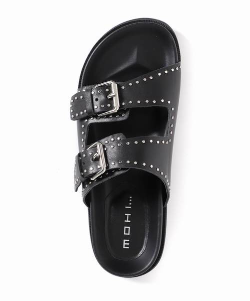 U by SPICK&SPAN（ユーバイスピックアンドスパン）の「【MOHI/モヒ】 STUDS 2ストラップサンダル（サンダル・レディース・ブラック・36/37/38）」の13枚目の写真