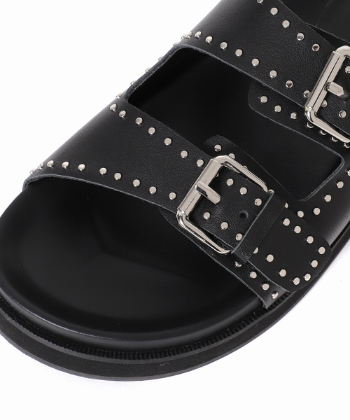 U by SPICK&SPAN（ユーバイスピックアンドスパン）の「【MOHI/モヒ】 STUDS 2ストラップサンダル（サンダル・レディース・ブラック・36/37/38）」の16枚目の写真