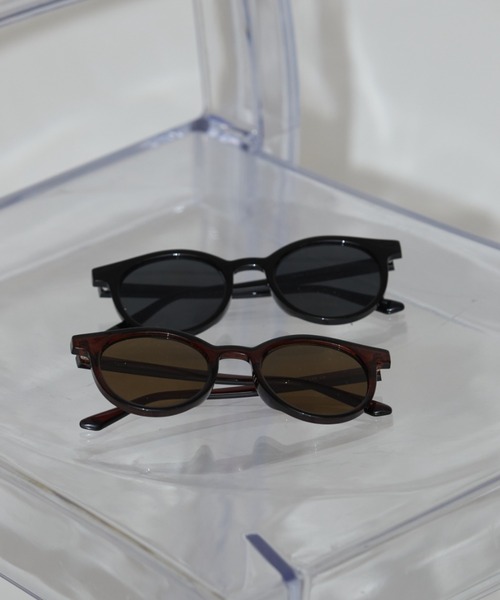 Aunt Marie's（アントマリーズ）の「ラウンドフレームサングラス（メガネ・レディース・ブラウン/ブラック・FREE）」の19枚目の写真