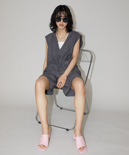 Aunt Marie's（アントマリーズ）の「ラウンドフレームサングラス（メガネ・レディース・ブラウン/ブラック・FREE）」の9枚目の写真