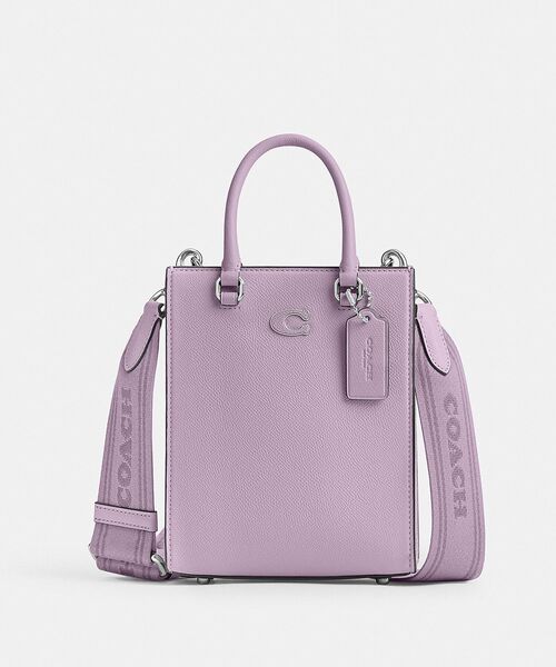 コーチ ショルダーバッグ シグネチャー柄 レザー キャンバス 紫 パープル 美品】COACH コーチ シグネチャー ショルダーバッグ クロスボディ