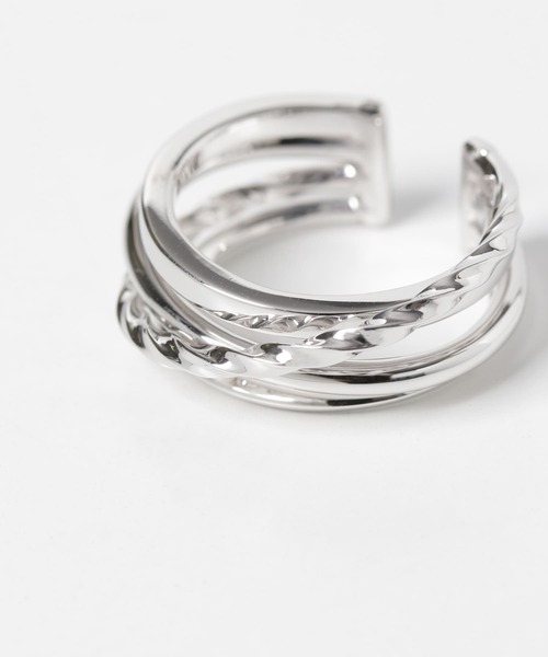 URBAN RESEARCH(アーバンリサーチ)の「decor『デコール』 Spiral twist ring(リング・レディース・シルバー・-)」の7枚目の写真