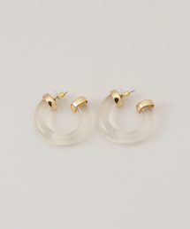 【Kenneth Jay Lane/ケネス ジェイ レーン】clear earring:ピアス