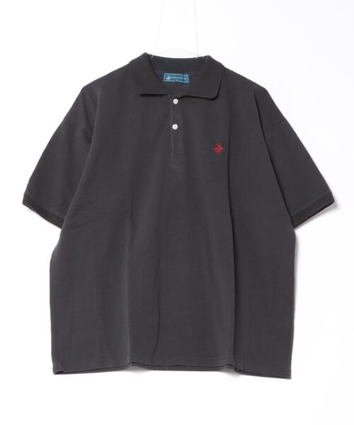 BEVERLY HILLS POLO CLUB(ビバリーヒルズポロクラブ)の「BEVERLY HILLS POLO CLUB / VINTAGE鹿の子ポロシャツ / 4222-4751(ポロシャツ・レディース・ブラック/オフホワイト/ネイビー/グリーン・MEDIUM/LARGE/X-LARGE)」の2枚目の写真