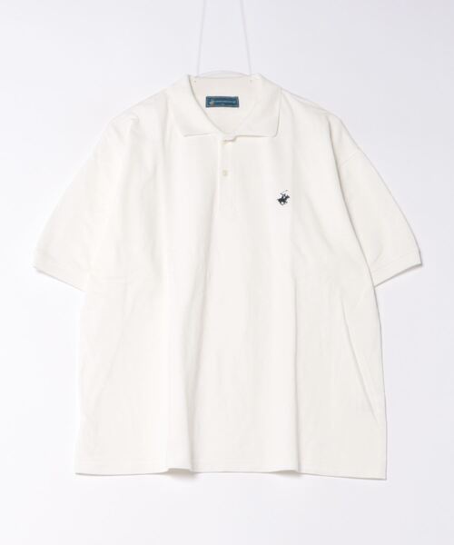 BEVERLY HILLS POLO CLUB(ビバリーヒルズポロクラブ)の「BEVERLY HILLS POLO CLUB / VINTAGE鹿の子ポロシャツ / 4222-4751(ポロシャツ・レディース・ブラック/オフホワイト/ネイビー/グリーン・MEDIUM/LARGE/X-LARGE)」の8枚目の写真