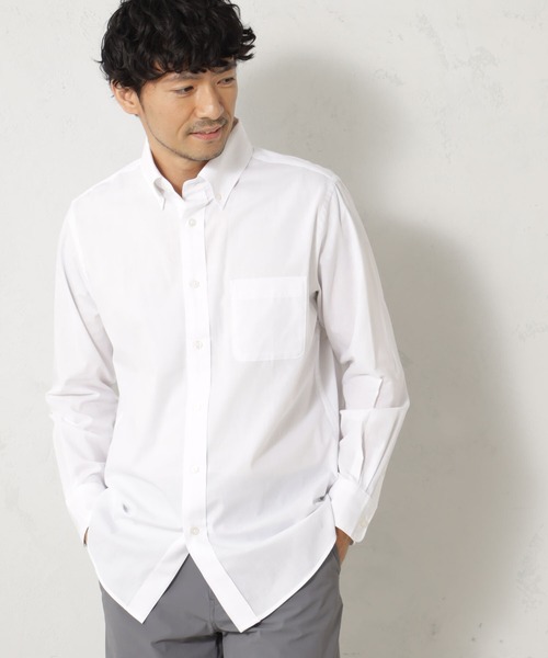 FOUND GOOD(ファウンドグッド)の「レギュラーフィットボダンダウンシャンブレーシャツ(シャツ/ブラウス・メンズ・ホワイト系5/ブルー系2/ネイビー・M/S/XL/L)」の2枚目の写真