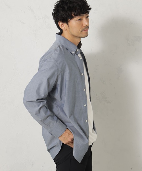 FOUND GOOD(ファウンドグッド)の「レギュラーフィットボダンダウンシャンブレーシャツ(シャツ/ブラウス・メンズ・ホワイト系5/ブルー系2/ネイビー・M/S/XL/L)」の10枚目の写真
