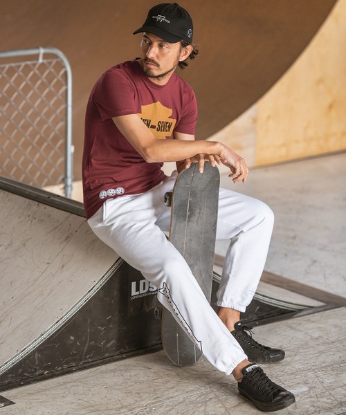 seventy seven(セブンティセブン)の「mt8994- light onz S-S t-shirts (emblem) Tシャツ(Tシャツ/カットソー・メンズ・バーガンディー/ホワイト/ブラック・S/M/L/XL)」の14枚目の写真