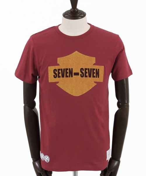 seventy seven(セブンティセブン)の「mt8994- light onz S-S t-shirts (emblem) Tシャツ(Tシャツ/カットソー・メンズ・バーガンディー/ホワイト/ブラック・S/M/L/XL)」の16枚目の写真