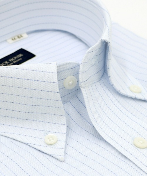 形態安定ノーアイロン ボタンダウン 長袖ビジネスワイシャツ（ビジネスシャツ）｜TOKYO SHIRTS（トウキョウシャツ）