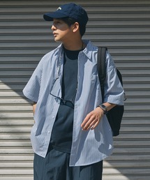 THE CRAFT CREW PRODUCTS | 【THE CRAFT CREW PRODUCTS】ファンクショナルファブリック ビッグシルエット アソートレギュラーカラー半袖シャツ / 抗菌・防臭・イージーケア(シャツ/ブラウス)