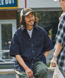 THE CRAFT CREW PRODUCTS | ファンクショナルファブリック ビッグシルエット アソートレギュラーカラー半袖シャツ / 抗菌・防臭・イージーケア【THE CRAFT CREW PRODUCTS】(シャツ/ブラウス)