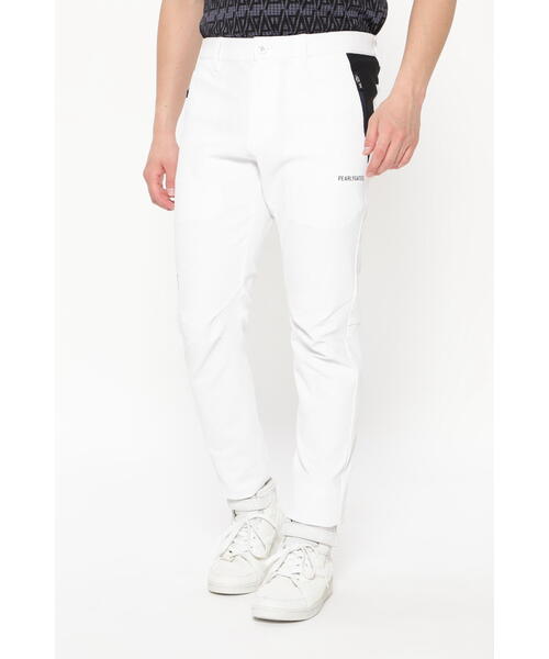 値下！新品　PEARLYGATES 裾ドローコード タフレックス 白テックパンツ 値下！新品 PEARLYGATES 裾ドローコード タフレックス 白テックパンツ