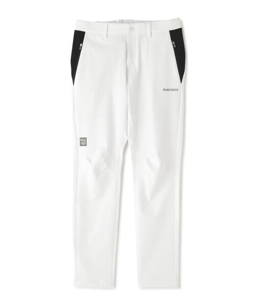 パーリーゲイツ　TEXBRID ブロッククロスノータックパンツ　サイズ4　美品 PEARLY GATES】TEXBRIDブロッククロス パンツ ＜シャンパンゴールド＞