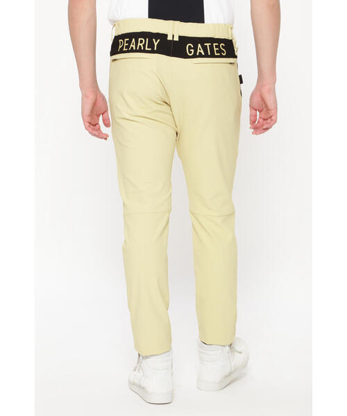 PEARLY GATES】TEXBRIDブロッククロス パンツ ＜シャンパンゴールド＞