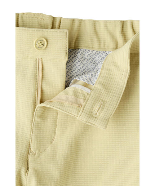 パーリーゲイツ　TEXBRID ブロッククロスノータックパンツ　サイズ4　美品 PEARLY GATES】TEXBRIDブロッククロス パンツ ＜シャンパンゴールド＞