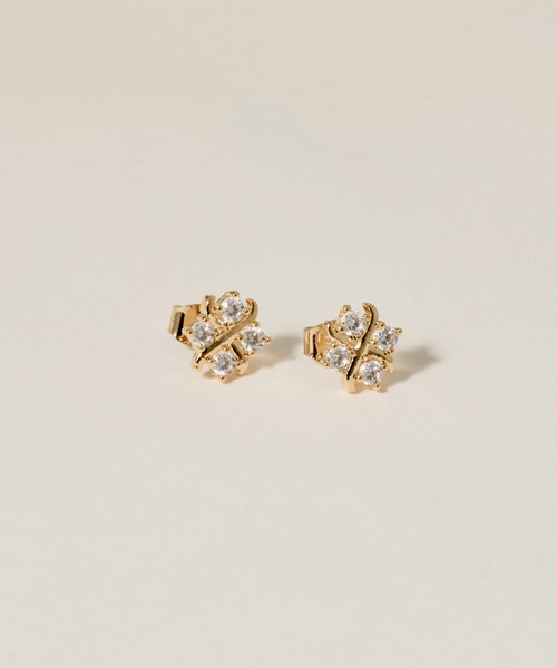 novice（ノーヴィス）の「【novice】Cross CZ Pierce（ピアス（両耳用）・レディース・シルバー/ゴールド・FREE）」の8枚目の写真