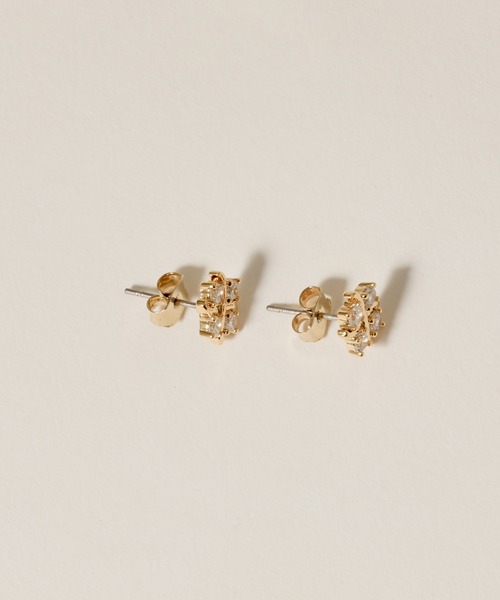 novice（ノーヴィス）の「【novice】Cross CZ Pierce（ピアス（両耳用）・レディース・シルバー/ゴールド・FREE）」の7枚目の写真