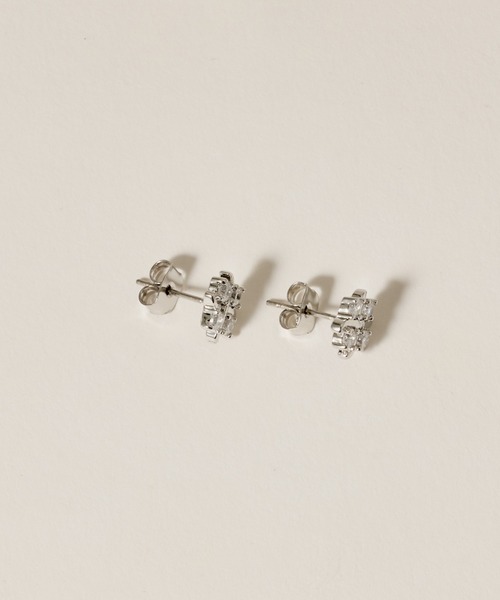 novice（ノーヴィス）の「【novice】Cross CZ Pierce（ピアス（両耳用）・レディース・シルバー/ゴールド・FREE）」の4枚目の写真