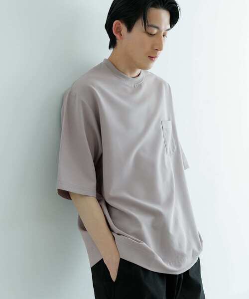 ITEMS URBANRESEARCH(アイテムズ アーバンリサーチ)の「接触冷感 TRストレッチ 半袖ポケTシャツ(Tシャツ/カットソー・メンズ・ライトグレー/グリーン/ライトベージュ/ブラック・MEDIUM/LARGE)」の11枚目の写真