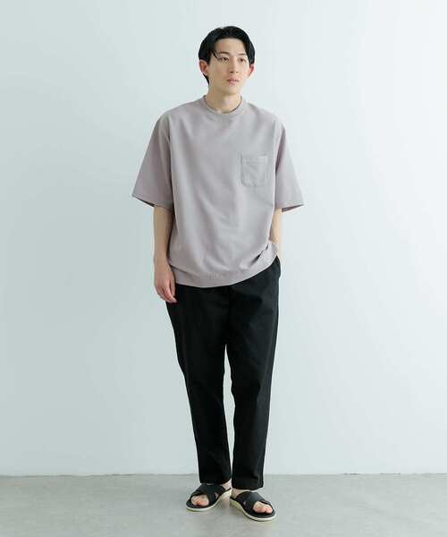 ITEMS URBANRESEARCH(アイテムズ アーバンリサーチ)の「接触冷感 TRストレッチ 半袖ポケTシャツ(Tシャツ/カットソー・メンズ・ライトグレー/グリーン/ライトベージュ/ブラック・MEDIUM/LARGE)」の13枚目の写真