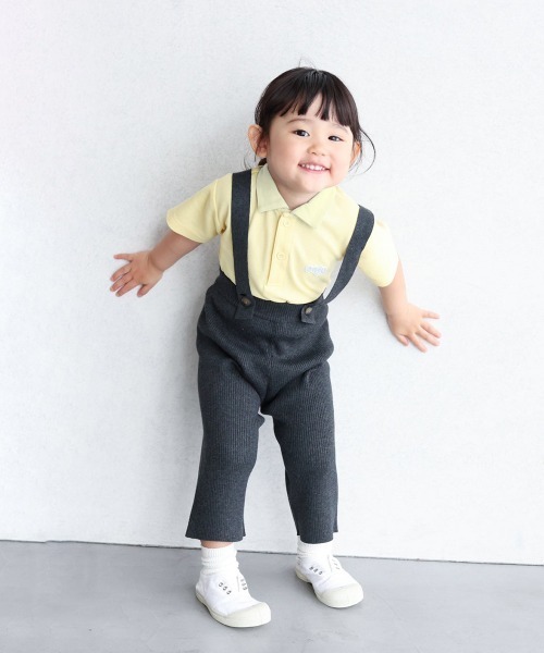 ooju(オージュ)の「【洗濯可能/洗えるニット】【ooju】2way ニットパンツ(その他パンツ・キッズ・ライム/チャコールグレー・1/2/3/4)」の13枚目の写真