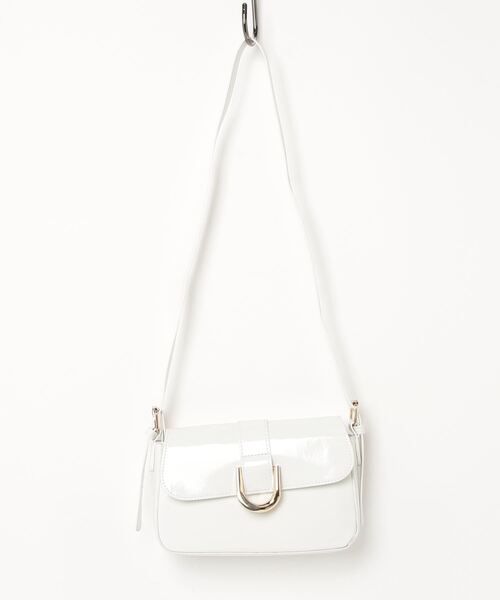 【セール】【HIKA】メタルバックルフェイクレザーショルダーハンドBAG（ハンドバッグ）｜HIKA（ヒカ）