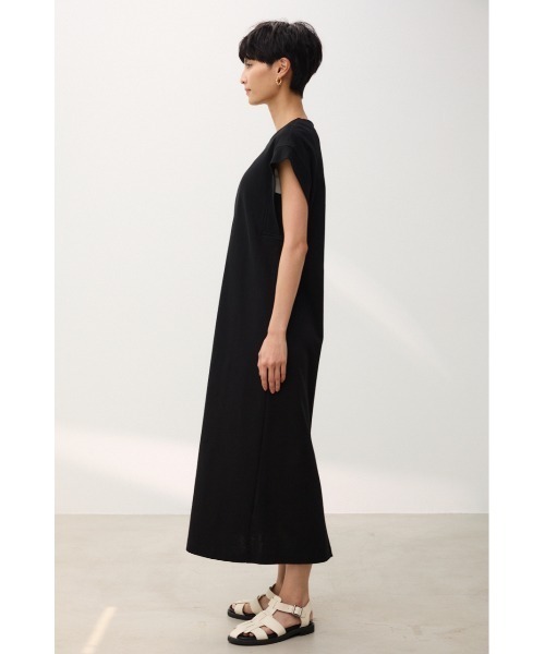 crie conforto(クリーコンフォルト)の「リブスリーブフロントジップワンピース(ワンピース・レディース・ミント/ライトベージュ/ブラック・FREE)」の8枚目の写真