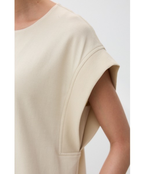 crie conforto(クリーコンフォルト)の「リブスリーブフロントジップワンピース(ワンピース・レディース・ミント/ライトベージュ/ブラック・FREE)」の21枚目の写真