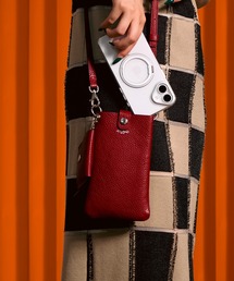 ALLAND（オルランド）の「3-【ALLAND オルランド】4D26 スマート ショルダーポーチ スマホポーチ ミニパース付 " The Pouch＋The Mini "（ショルダーバッグ）」