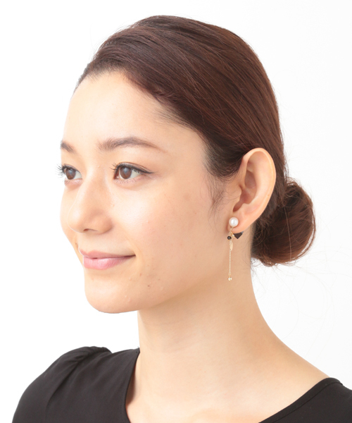 K10 ピアス　セット agete ピアス 「WEB限定」K10ピアス＆ピアスチャームセット