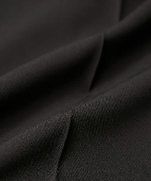 VIS（ビス）の「【洗える】アシンメトリーハイウエストツイルワイド/スラックスパンツ（スラックス・レディース・チャコールグレー/ブラック/サックスブルー・S/M）」の15枚目の写真