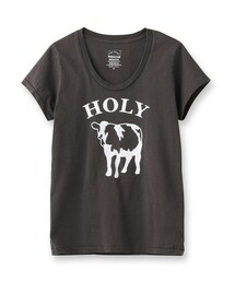 MIXTA | ◆MIXTA(ミクスタ)UネックプリントTシャツ(Tシャツ/カットソー)