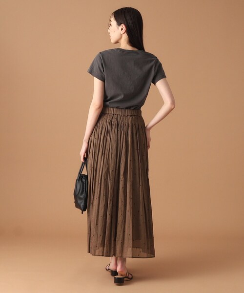 MIXTA(ミクスタ)の「◆MIXTA(ミクスタ)UネックプリントTシャツ(Tシャツ/カットソー・レディース・ブルー/ナチュラル/ブラック・00)」の6枚目の写真