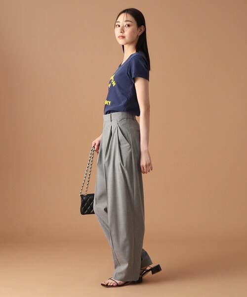 MIXTA(ミクスタ)の「◆MIXTA(ミクスタ)UネックプリントTシャツ(Tシャツ/カットソー・レディース・ブルー/ナチュラル/ブラック・00)」の21枚目の写真