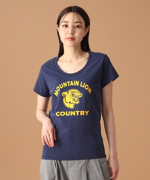 MIXTA(ミクスタ)の「◆MIXTA(ミクスタ)UネックプリントTシャツ(Tシャツ/カットソー・レディース・ブルー/ナチュラル/ブラック・00)」の18枚目の写真