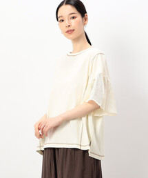 ONIGIRI | 【 速乾 】袖メッシュピグメント加工Ｔシャツ(Tシャツ/カットソー)